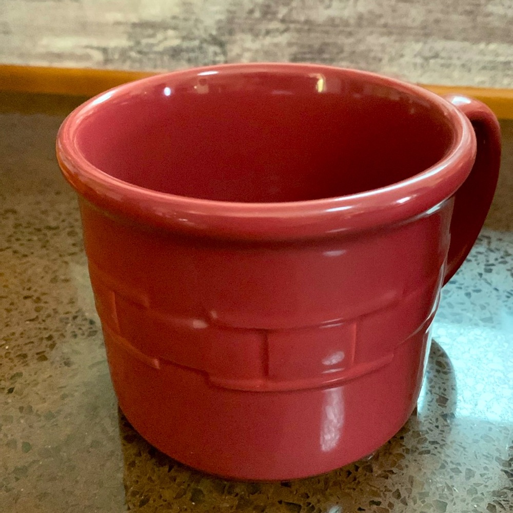 2 Paprika Longaberger soup mugs perfect condition